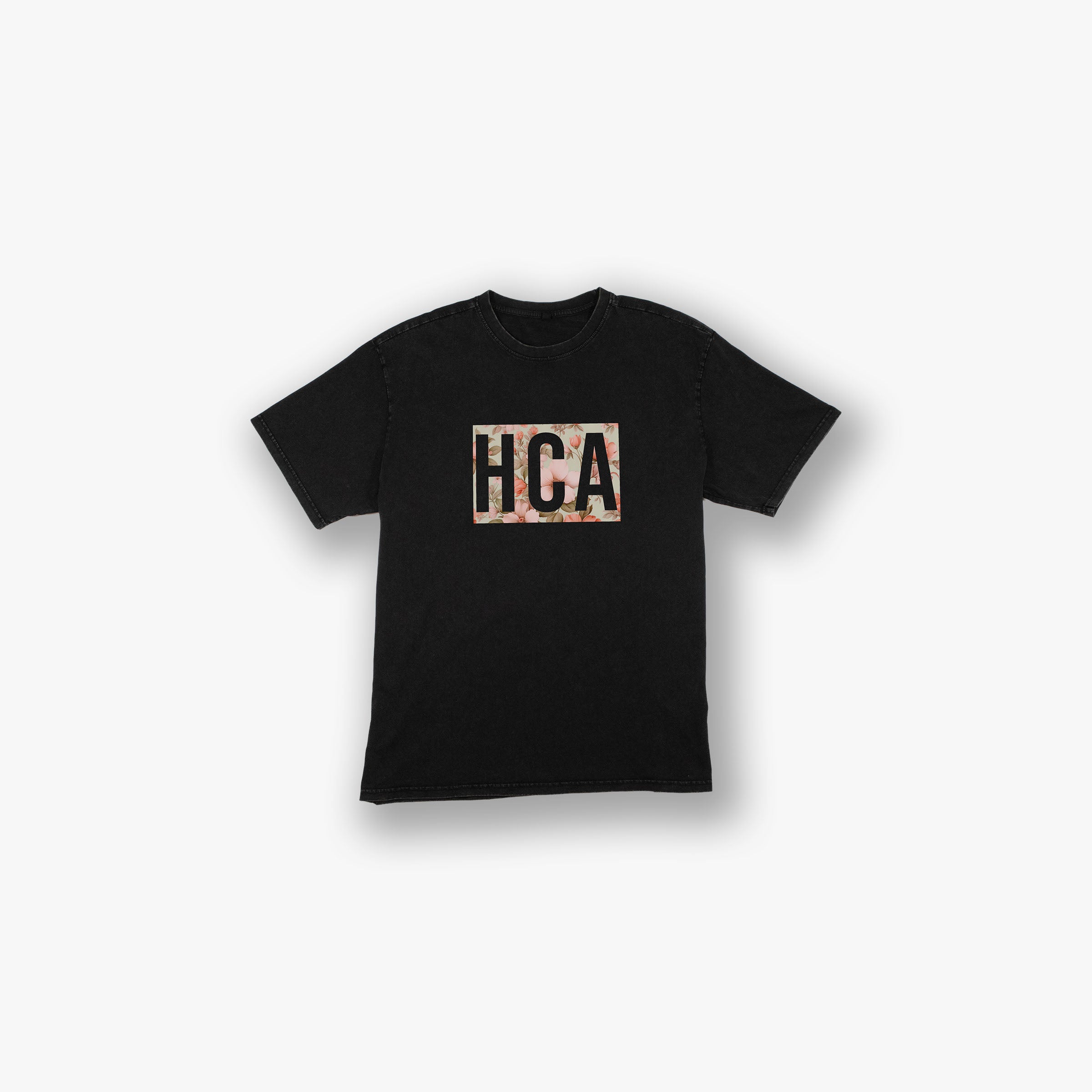 Oversized Acid Wash Tee - HCA Flowers