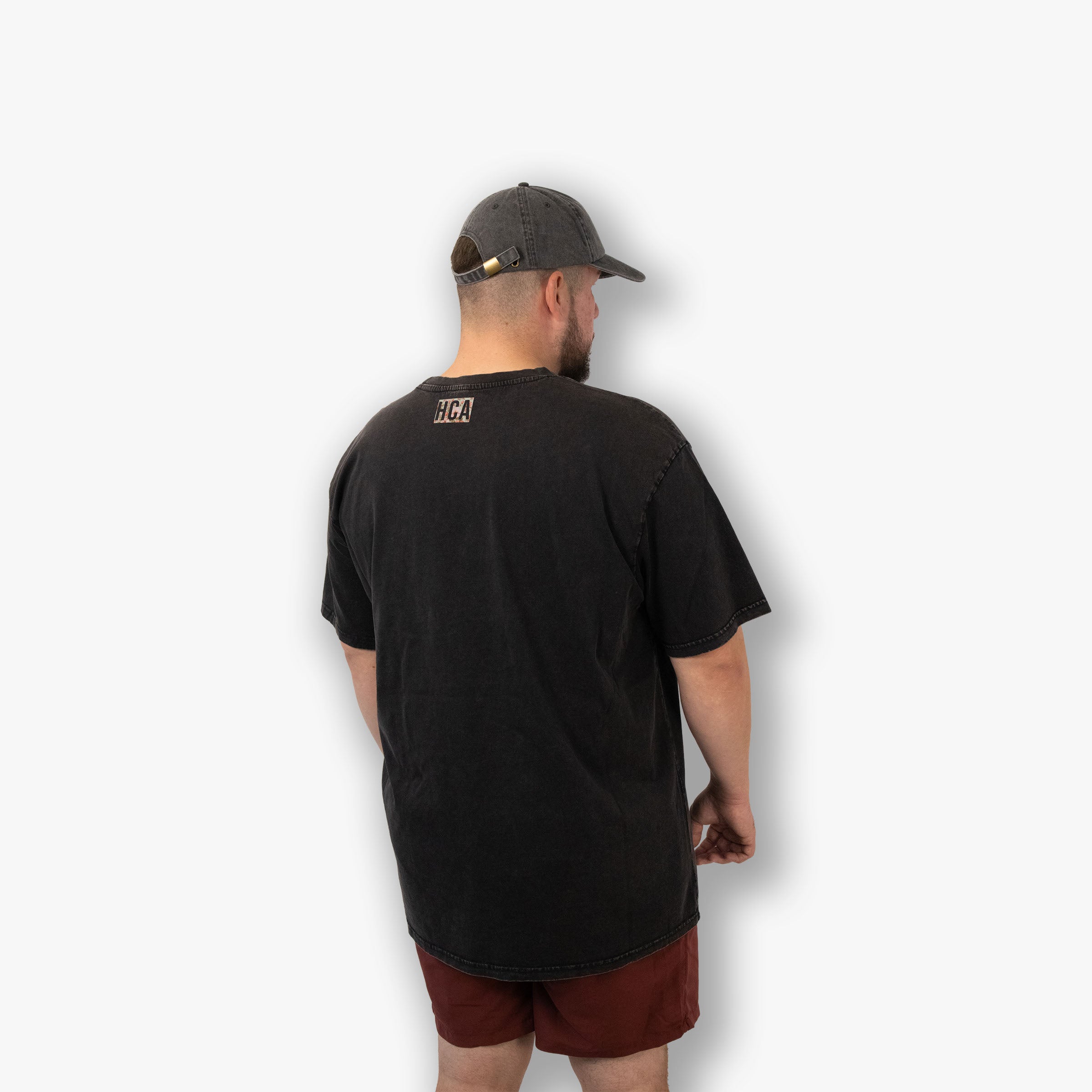 Oversized Acid Wash Tee - HCA Flowers
