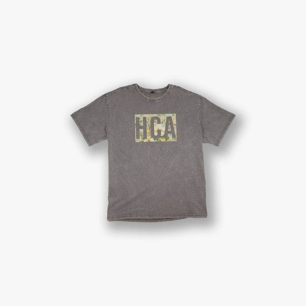 Oversized Acid Wash Tee - HCA Flowers