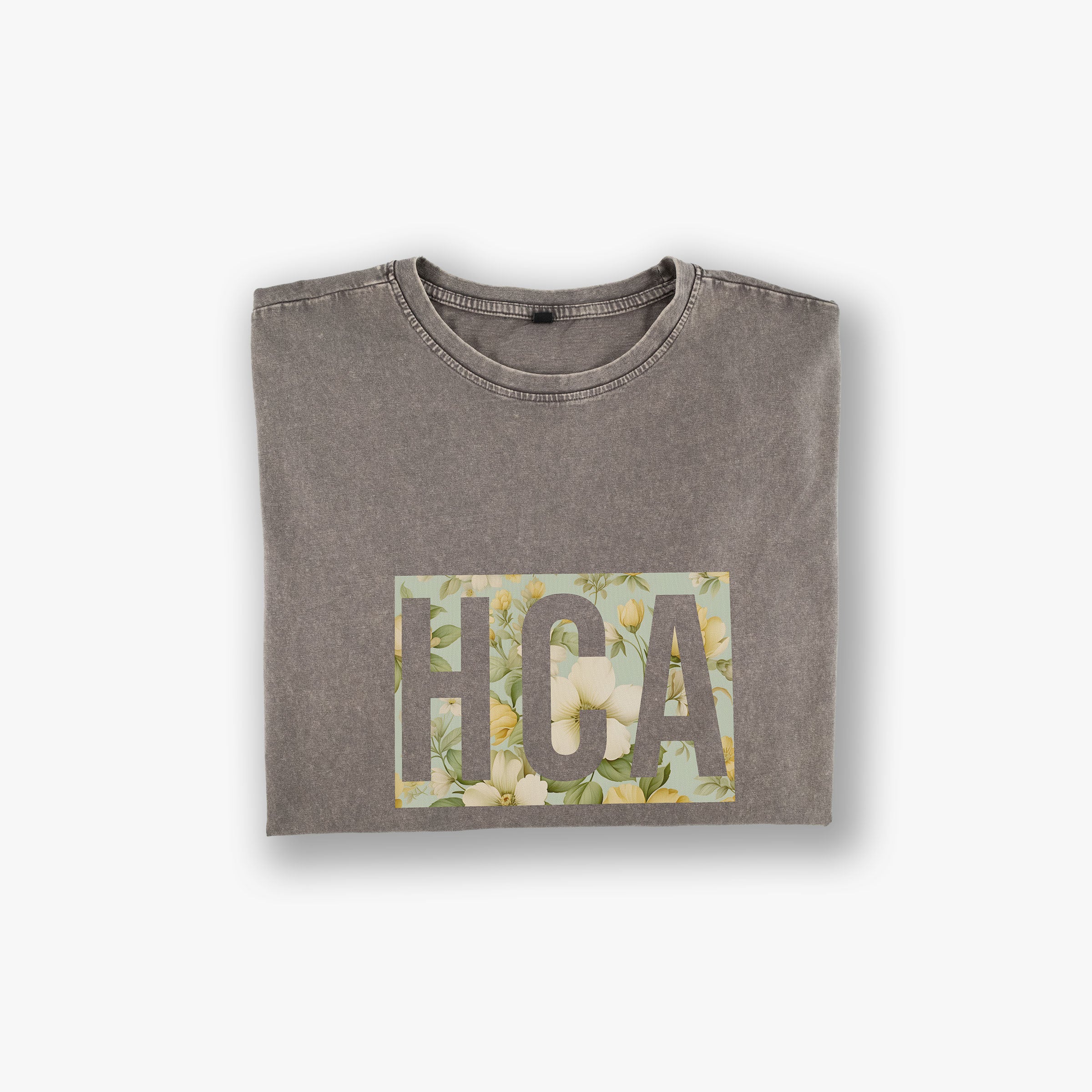 Oversized Acid Wash Tee - HCA Flowers