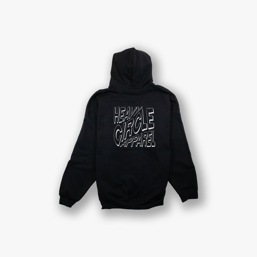Hoodie - Heavy Circle Square
