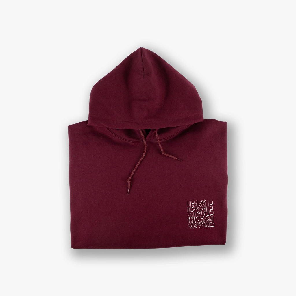 Hoodie - Heavy Circle Square