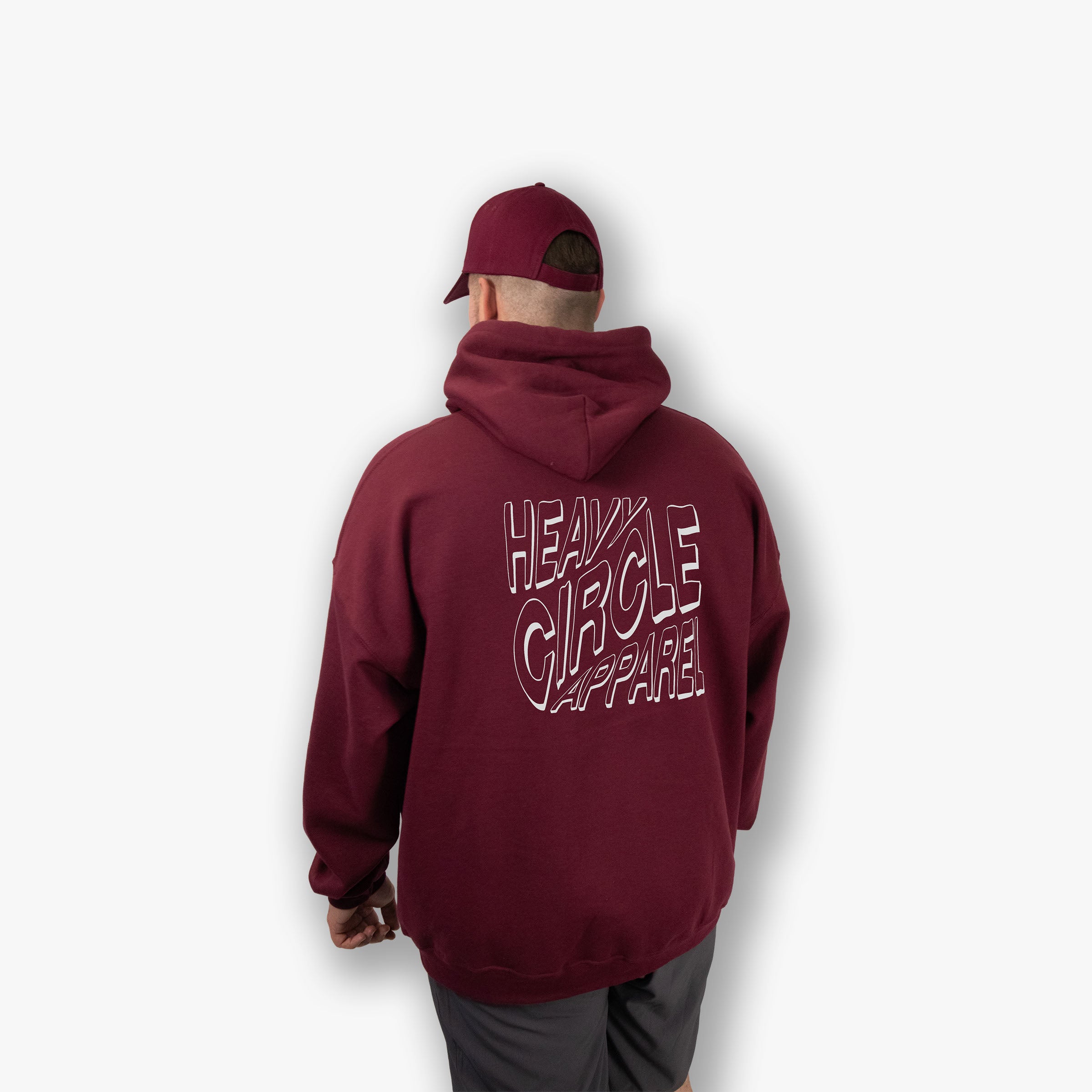 Hoodie - Heavy Circle Square