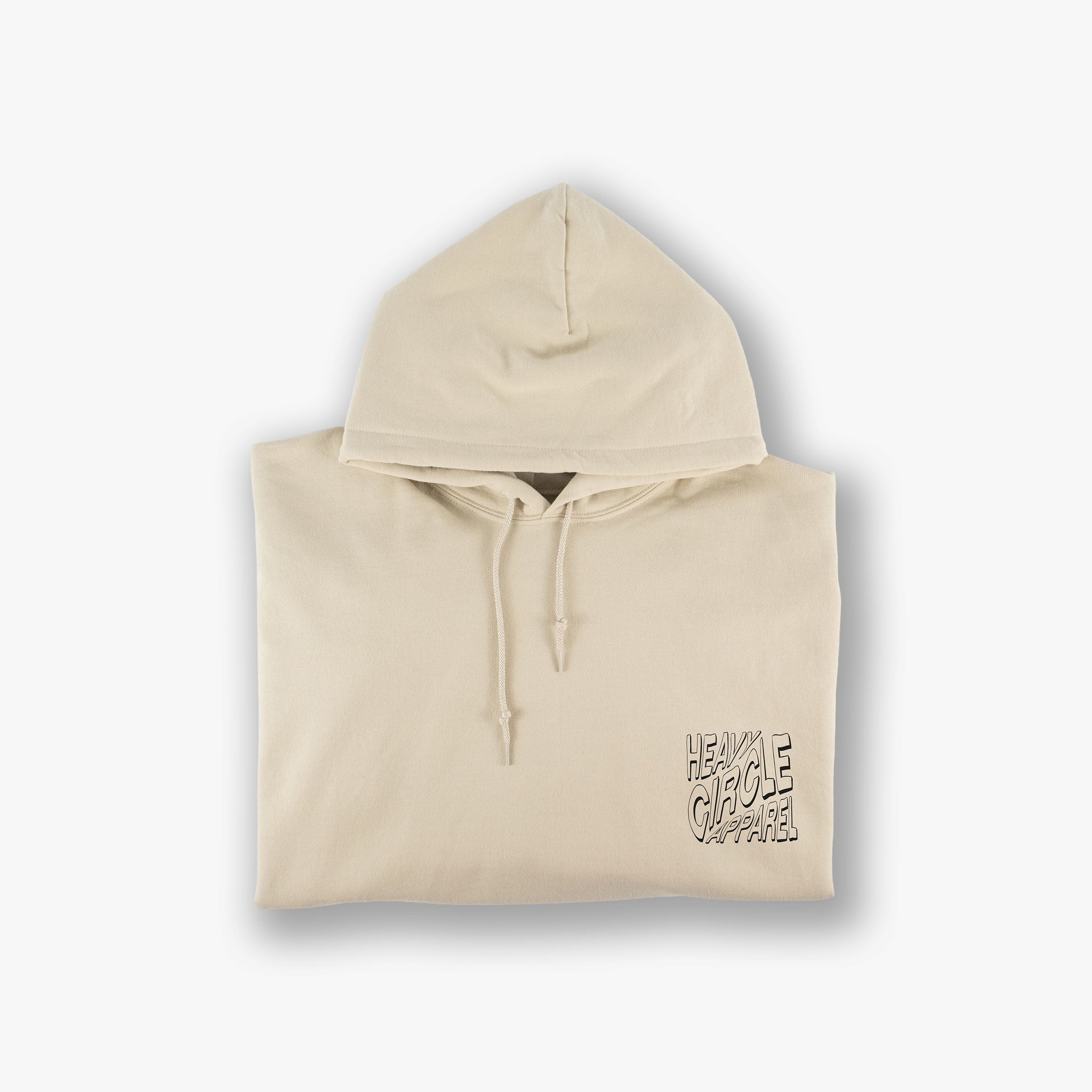 Hoodie - Heavy Circle Square