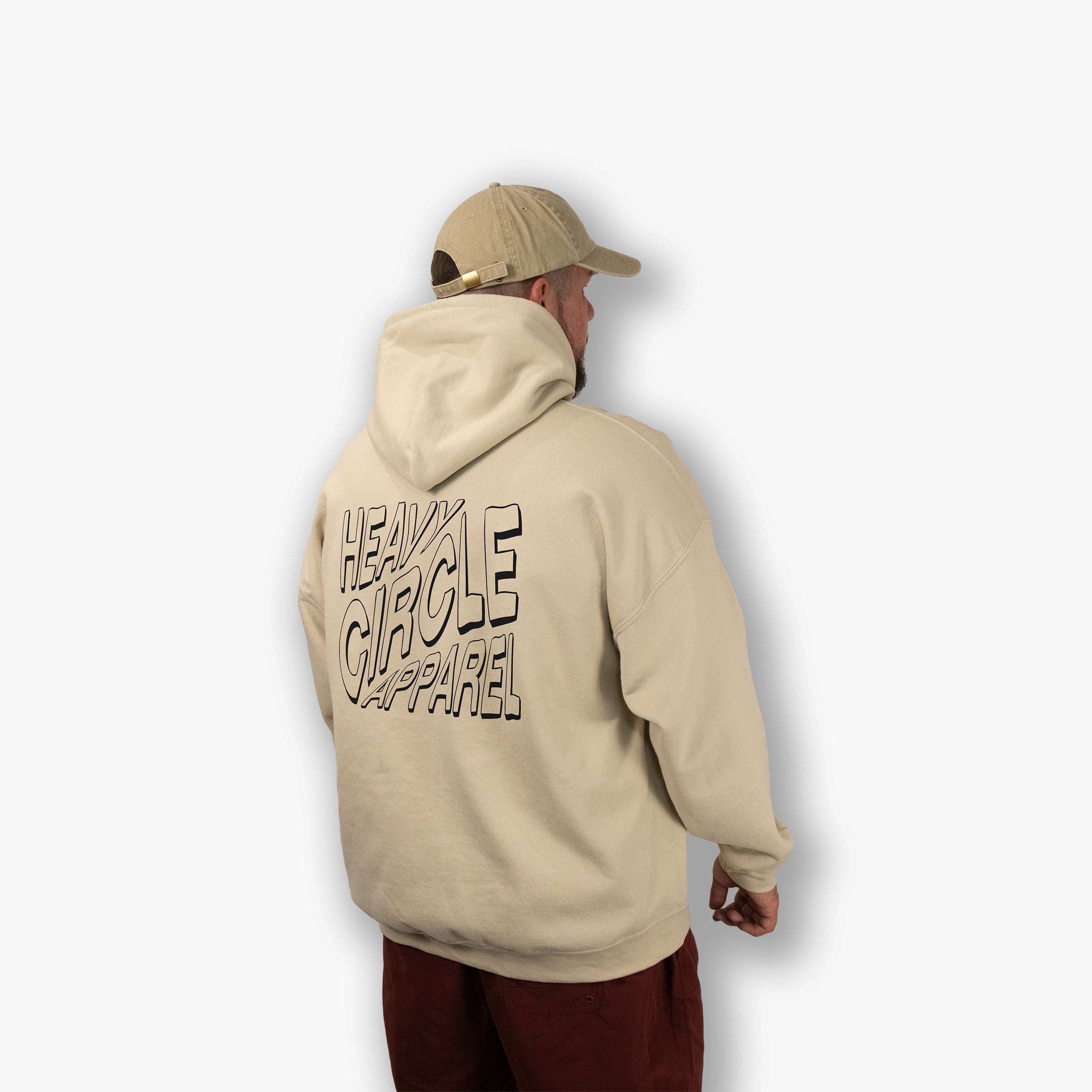 Hoodie - Heavy Circle Square
