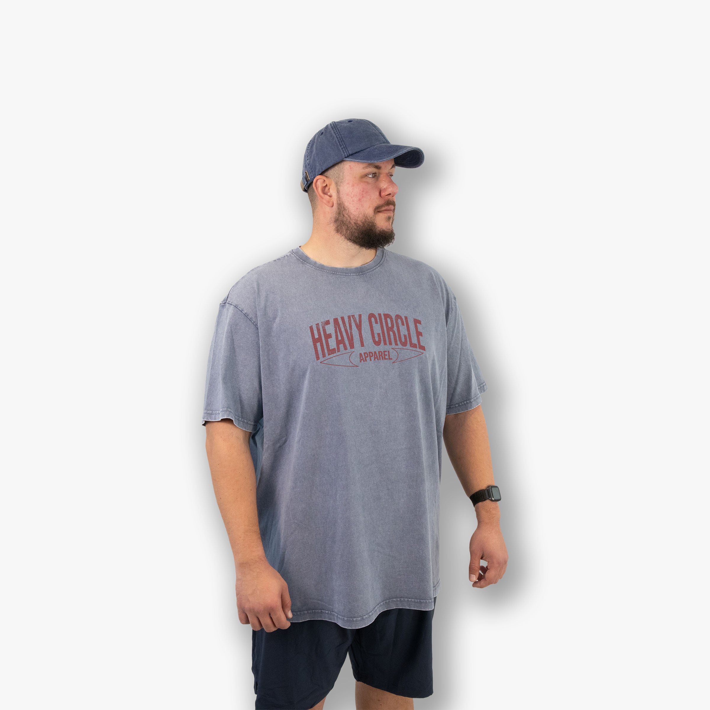 Oversized Acid Wash Tee - HCA Retro