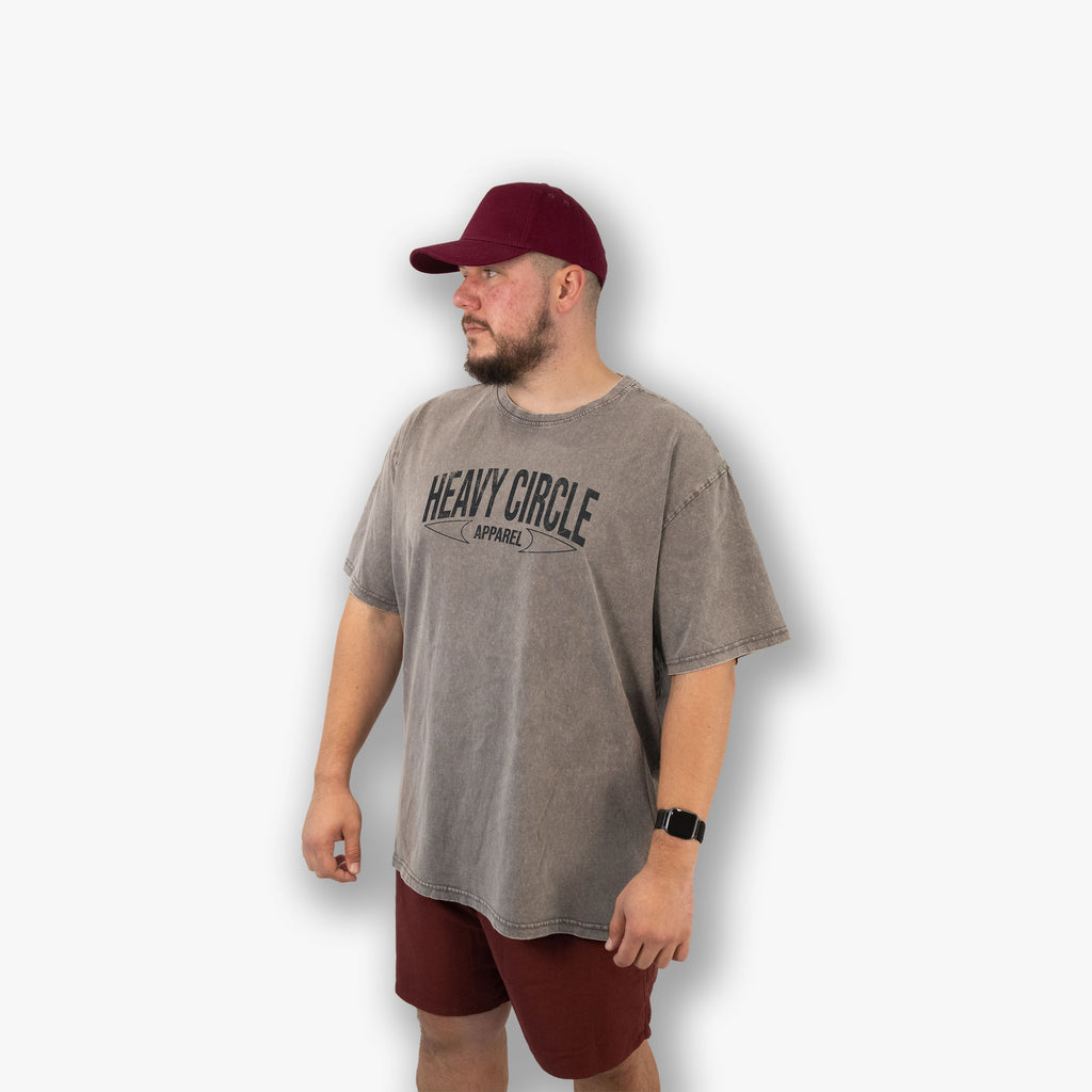 Oversized Acid Wash Tee - HCA Retro