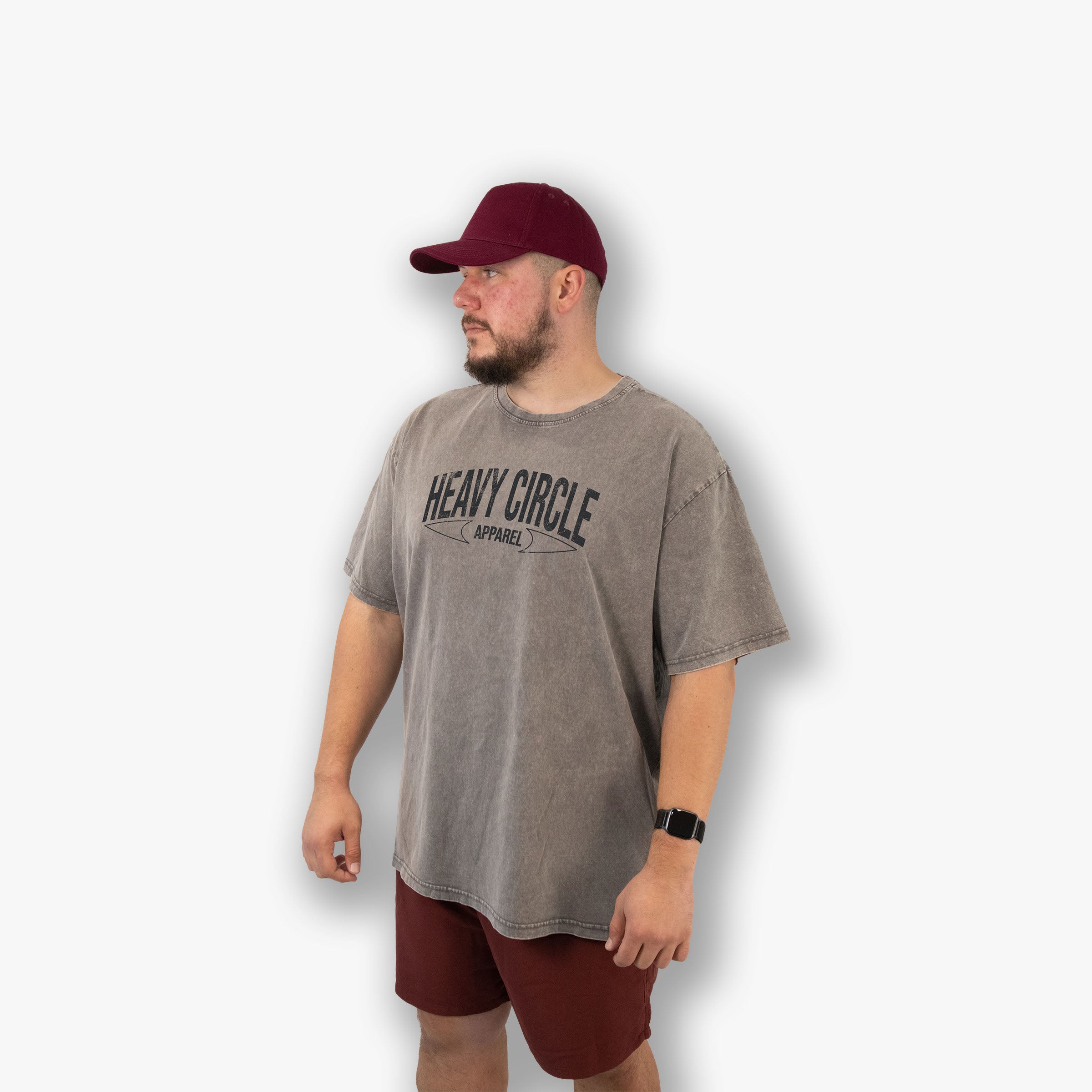 Oversized Acid Wash Tee - HCA Retro