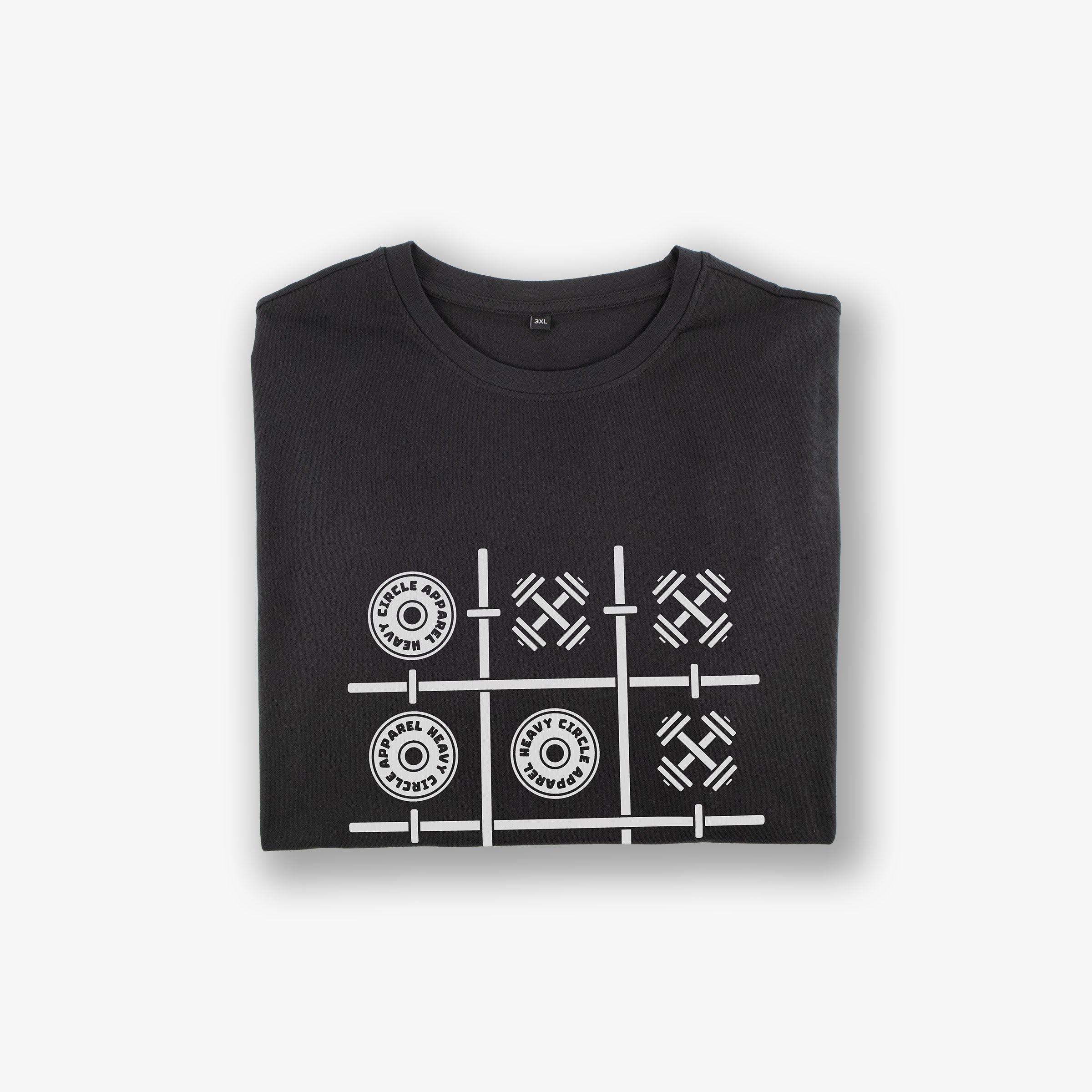 Oversized Tee - Dumbbells and Weight Plates