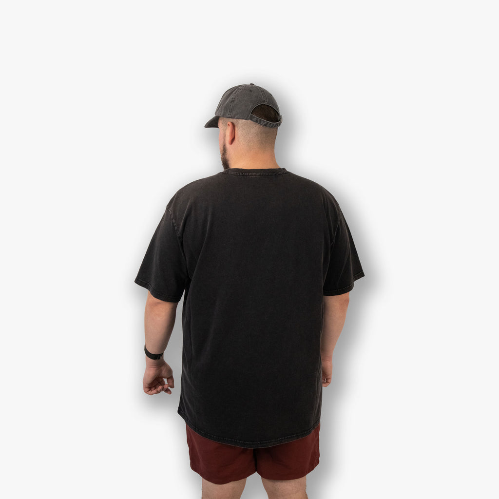 Oversized Acid Wash Tee - HCA Retro