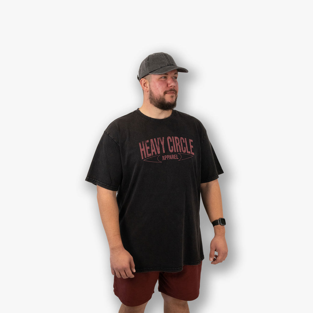 Oversized Acid Wash Tee - HCA Retro