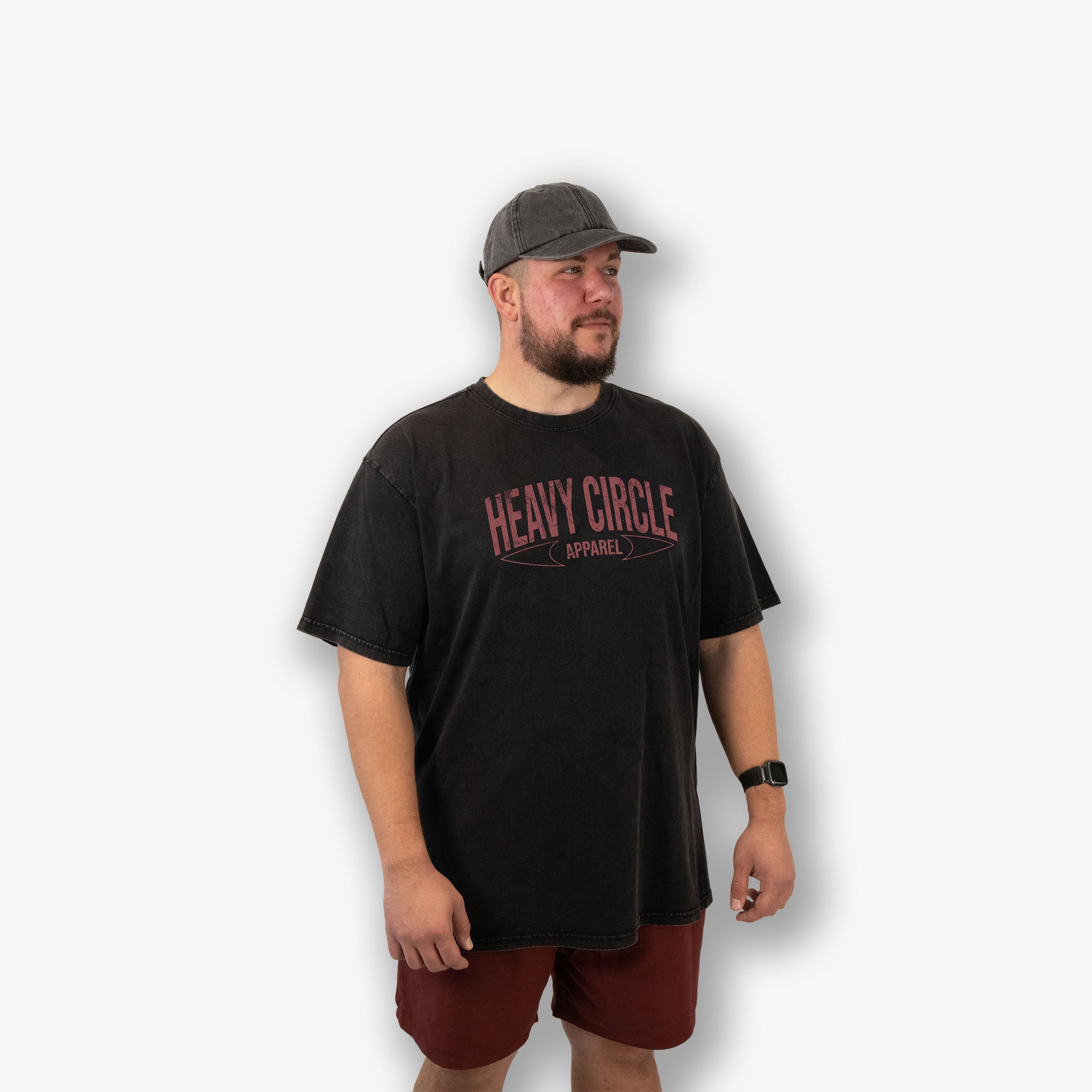 Oversized Acid Wash Tee - HCA Retro