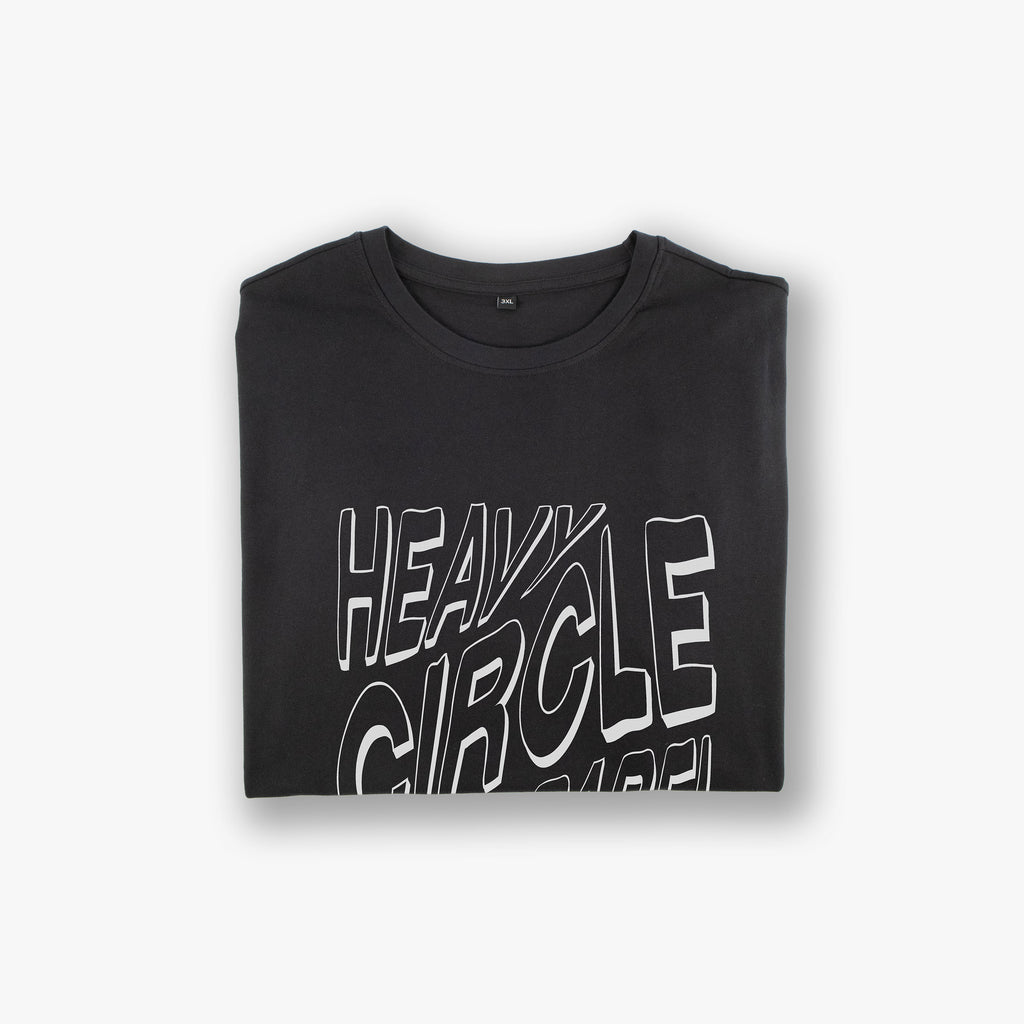 Oversized Tee - Heavy Circle Square