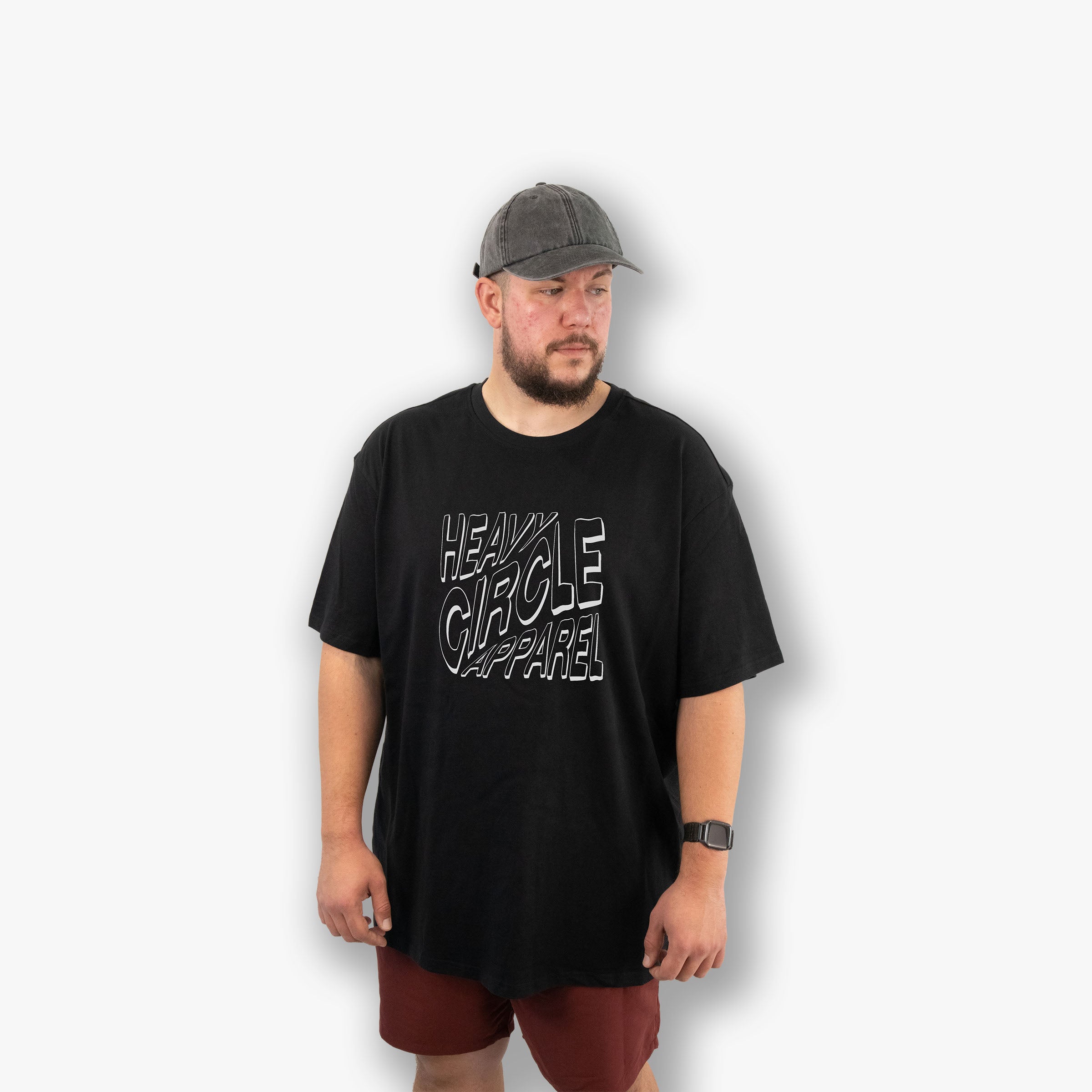 Oversized Tee - Heavy Circle Square