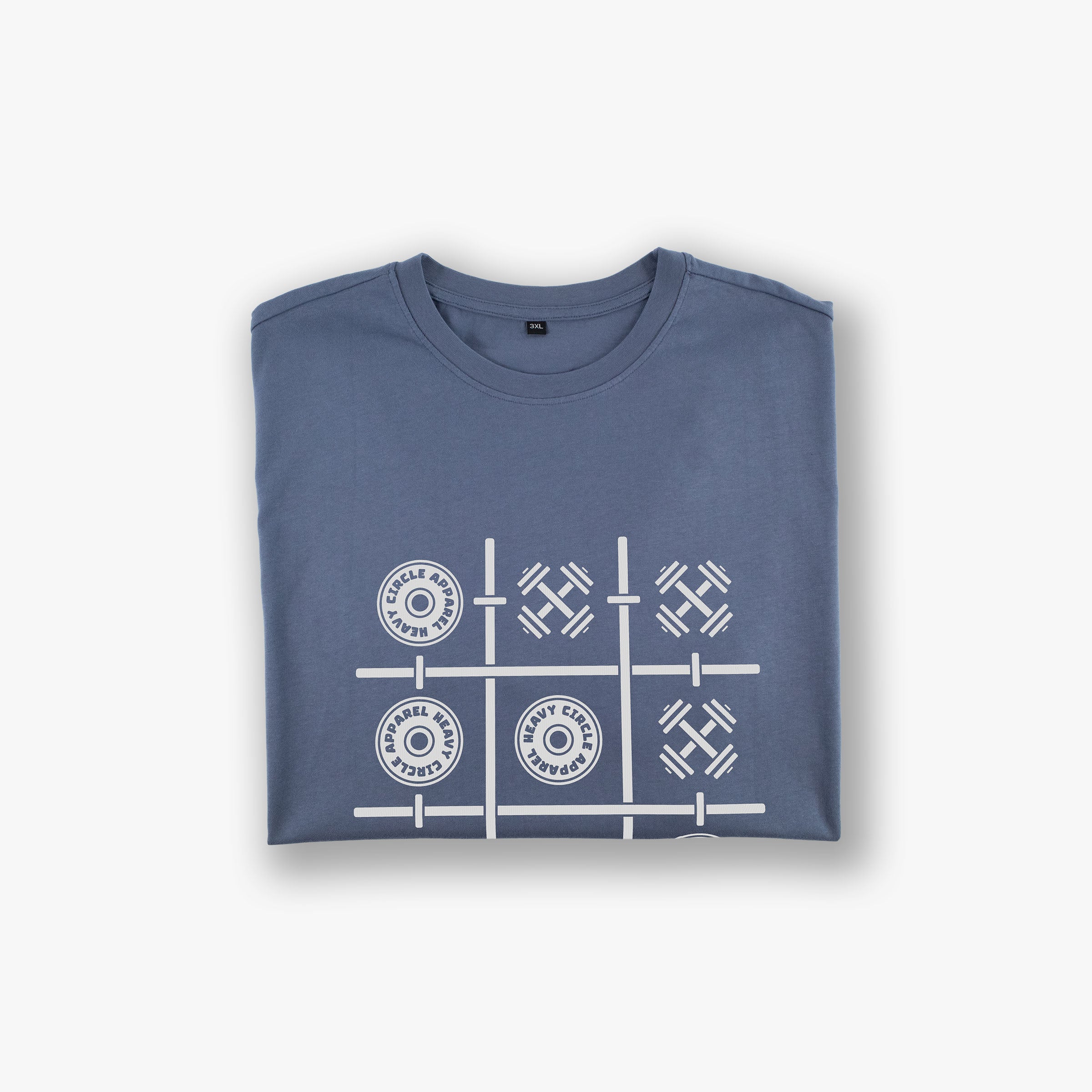 Oversized Tee - Dumbbells and Weight Plates