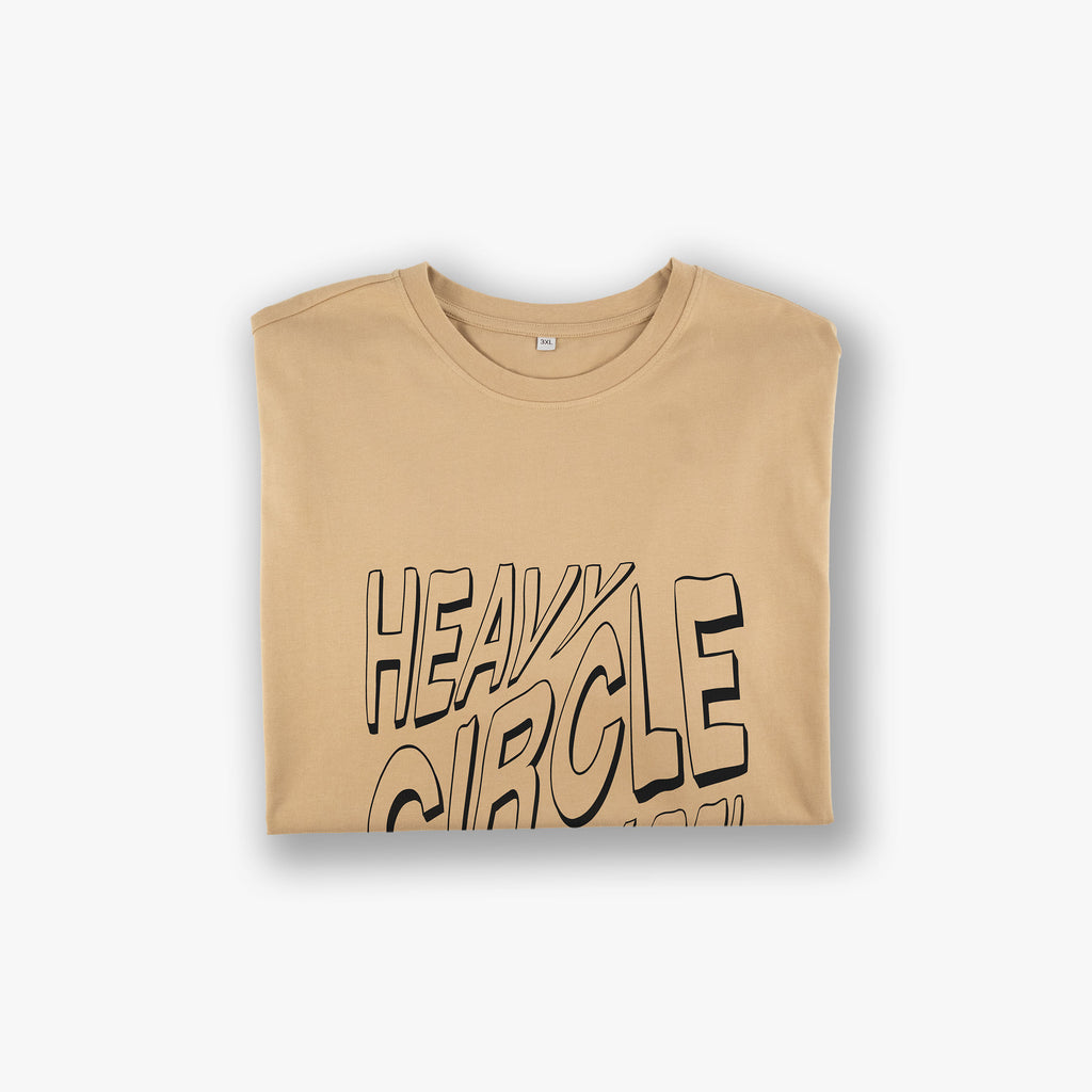 Oversized Tee - Heavy Circle Square