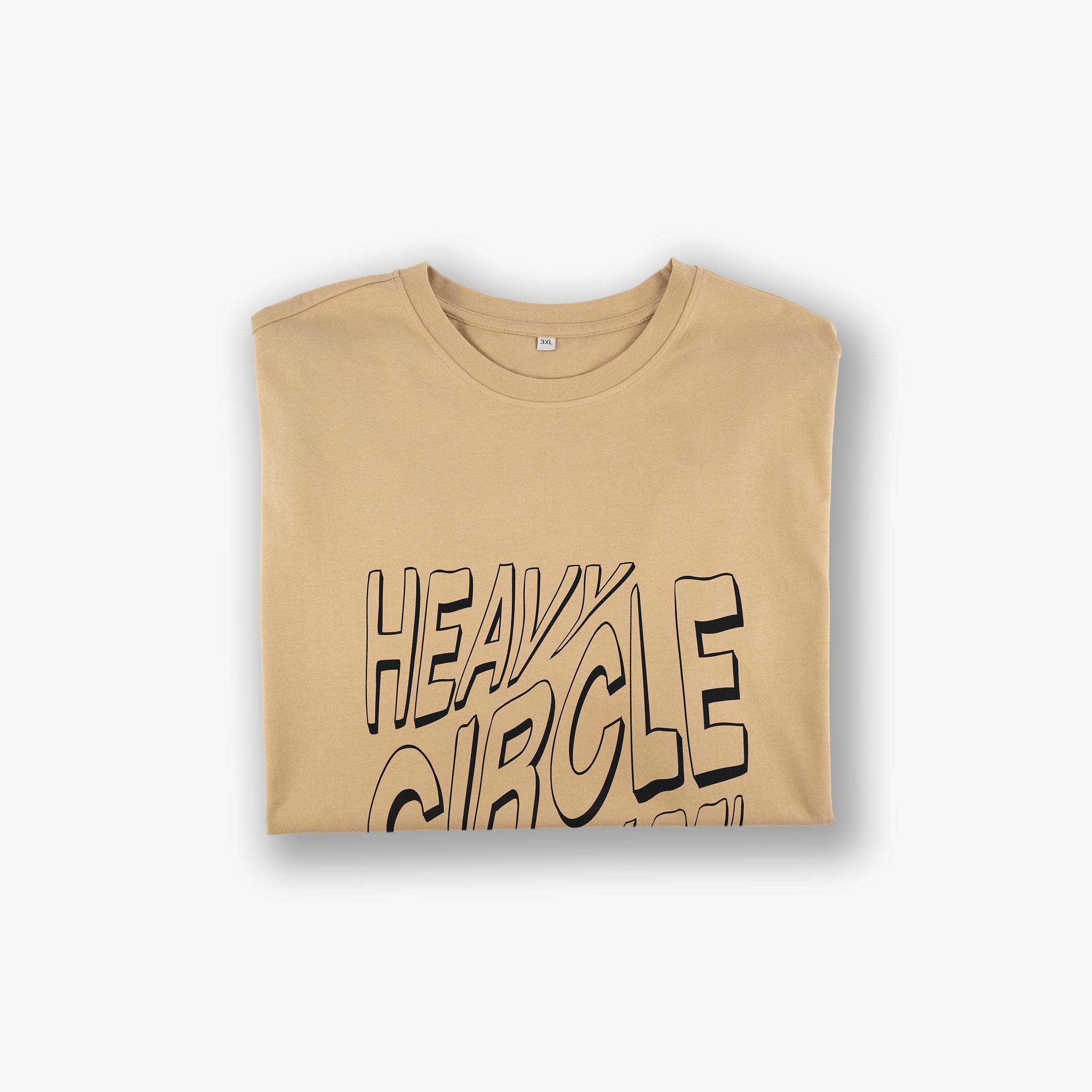 Oversized Tee - Heavy Circle Square