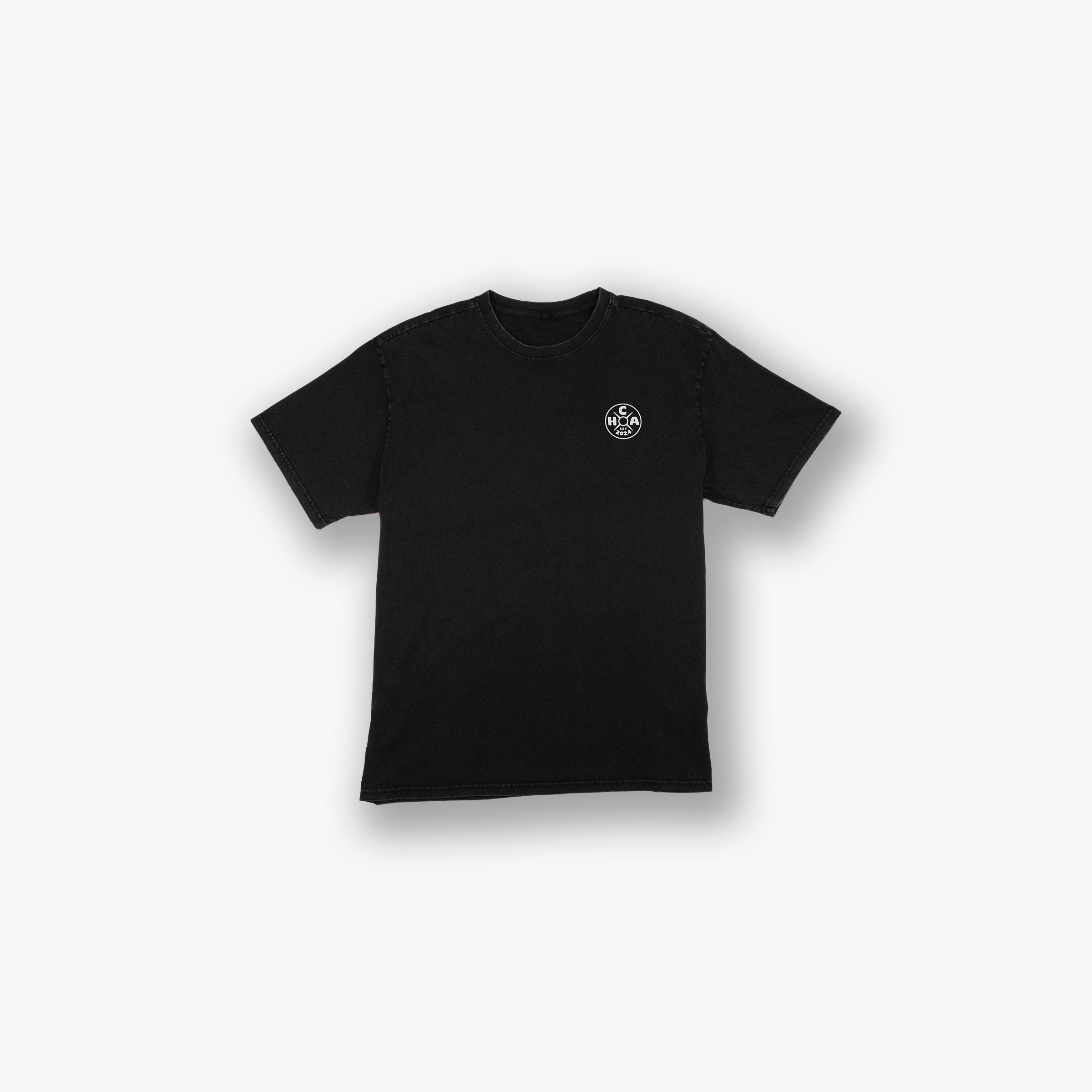 Oversized Acid Wash Tee - Logo