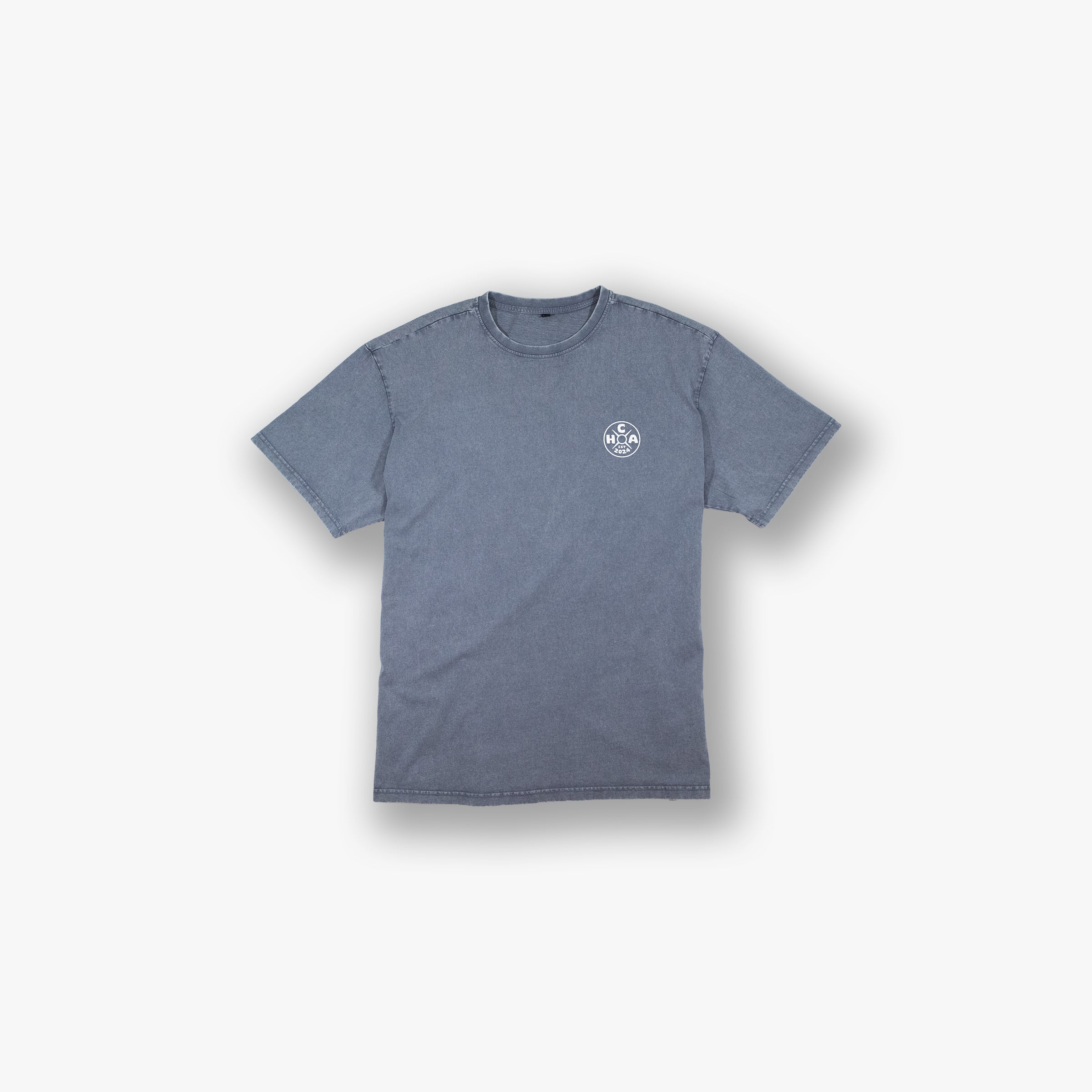 Oversized Acid Wash Tee - Logo