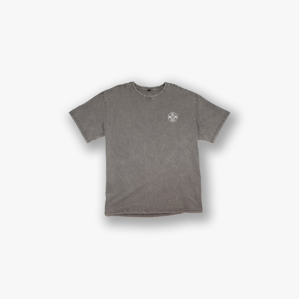 Oversized Acid Wash Tee - Logo