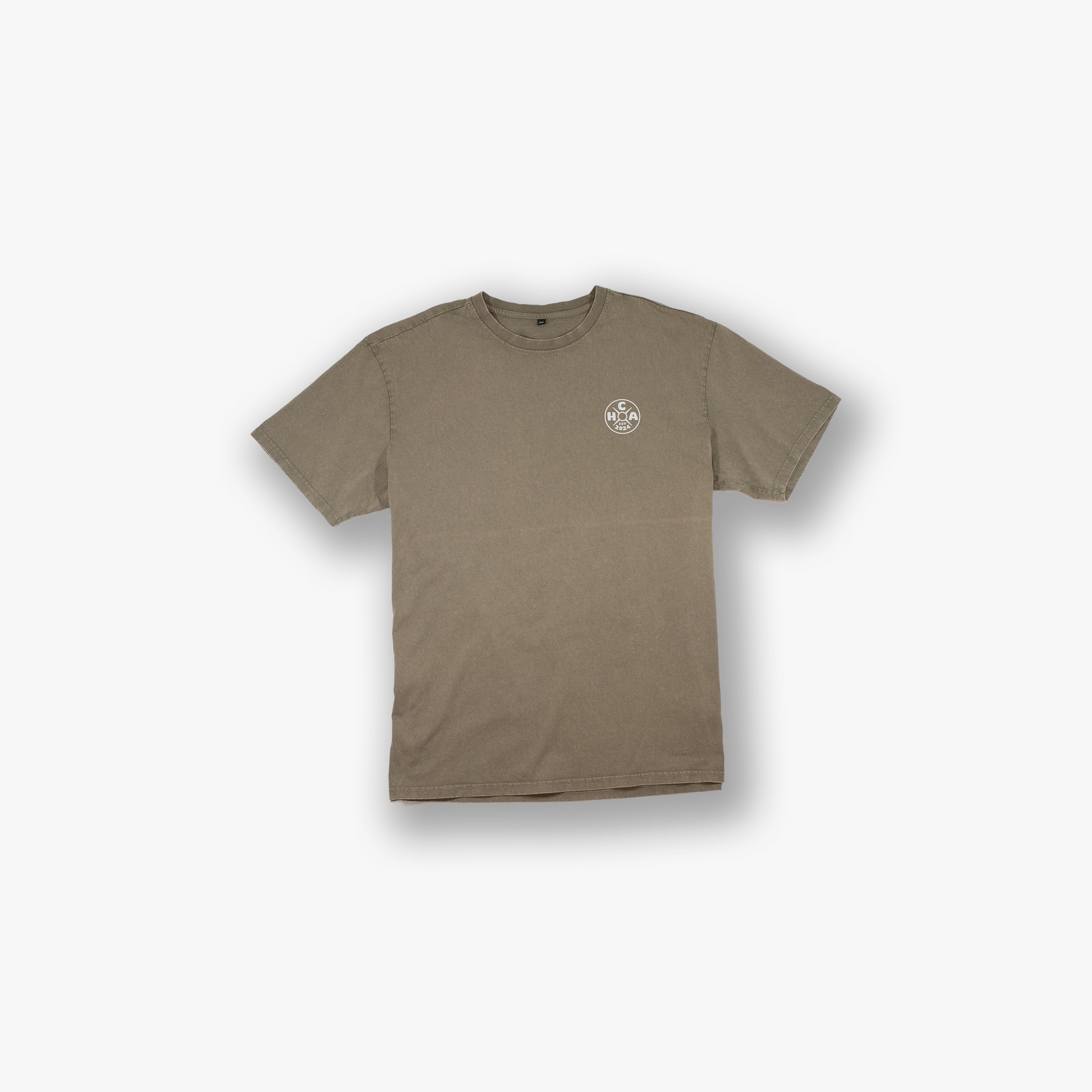 Oversized Acid Wash Tee - Logo