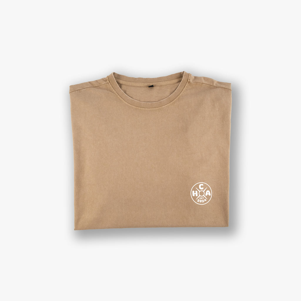 Oversized Acid Wash Tee - Logo