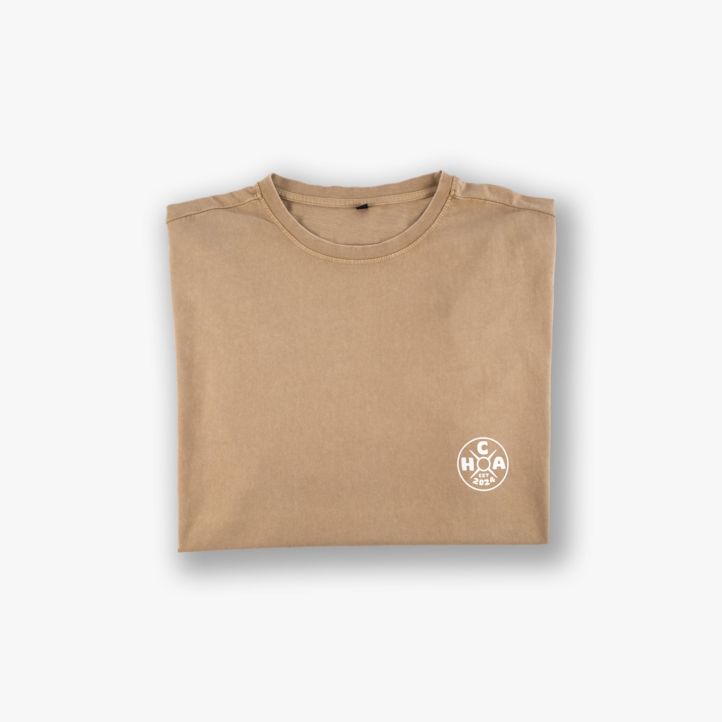 Oversized Acid Wash Tee - Logo
