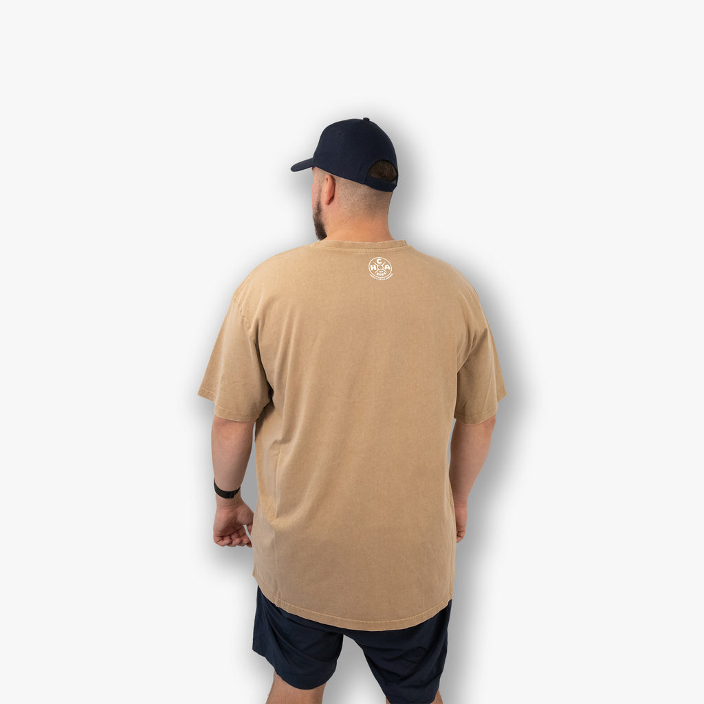 Oversized Acid Wash Tee - Logo